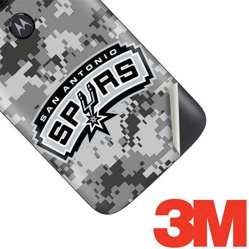 NBA San Antonio Spurs Digi Camo Moto E5 Play Skin